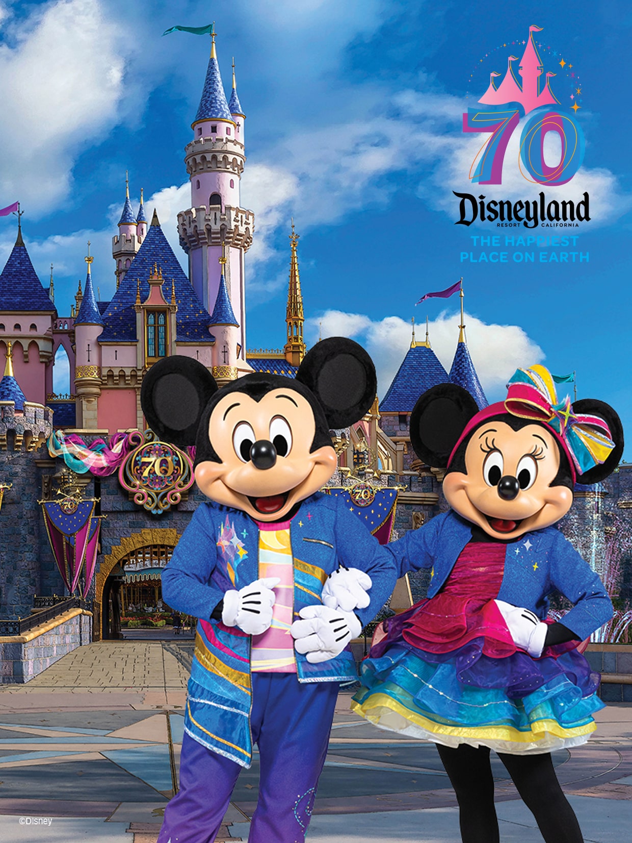 カリフォルニア ディズニーランド・リゾート 70周年記念イベント ミッキー&ミニー